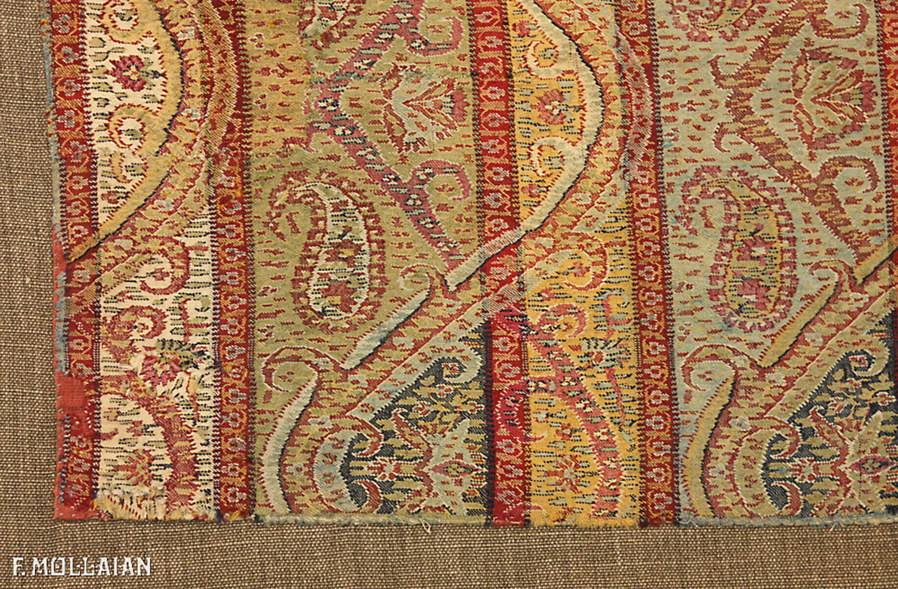 Antique Indian Textile Kashmir Shawl n°:21831954